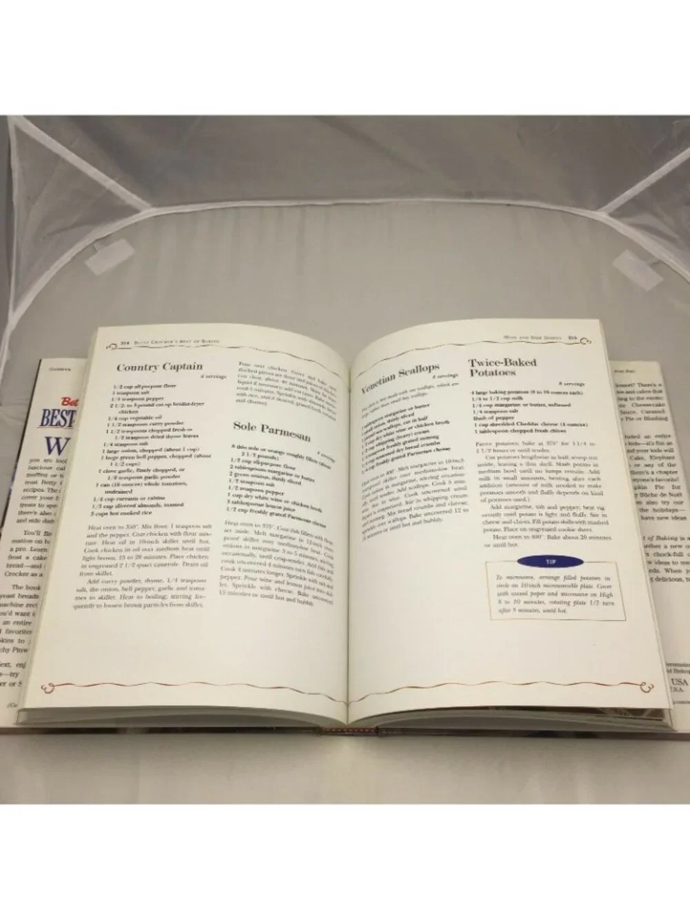 Betty Crocker instructions pastry
